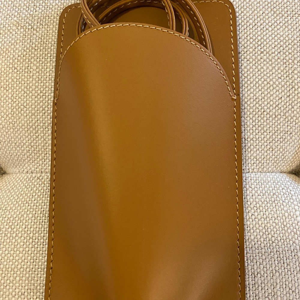 New Chloé Eyewear Brown Leather Eyewear Case - Picture 3 of 5